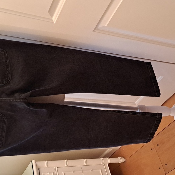 Madewell‎ Womens 90's Straight Black Stretch Wash Utility Ankle Jeans 28P - Picture 6 of 9